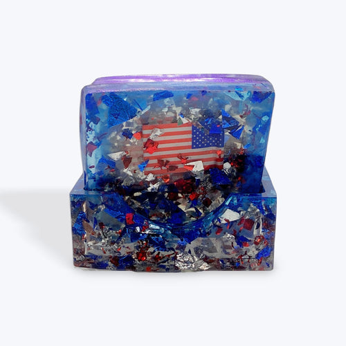 American coaster set