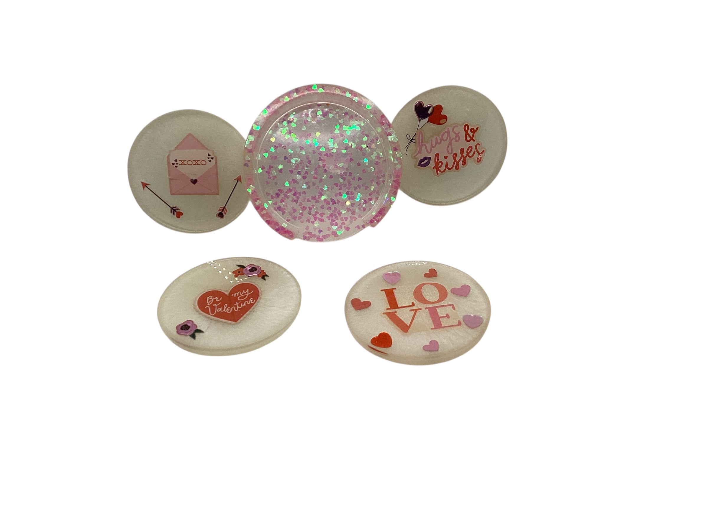 "Lovely" Coaster Set