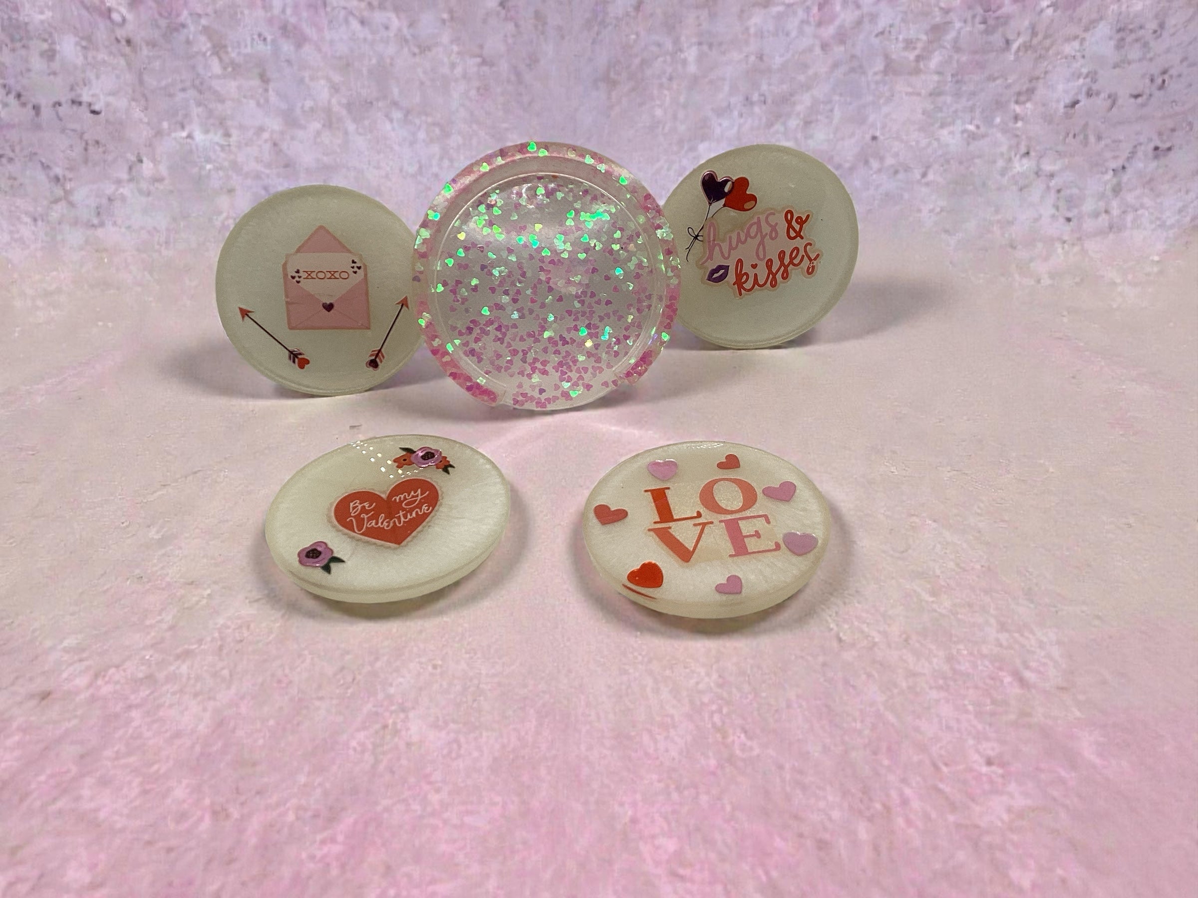 "Lovely" Coaster Set