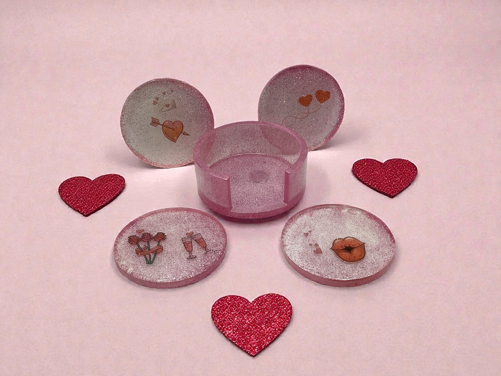 Pretty in Pink Coaster Set
