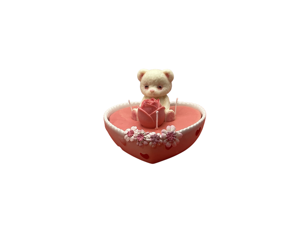 Heart Shaped Bowl Candle