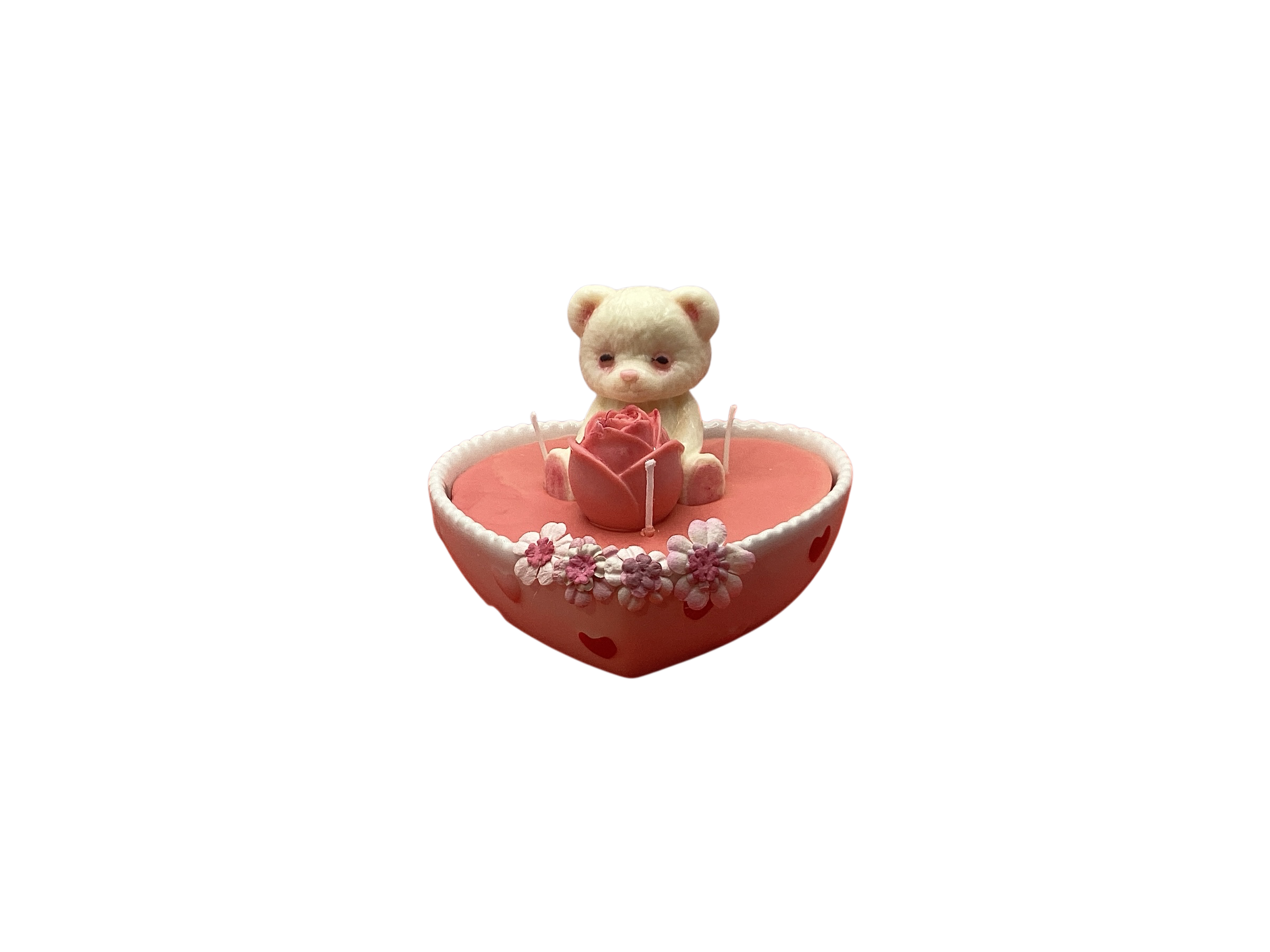 Heart Shaped Bowl Candle