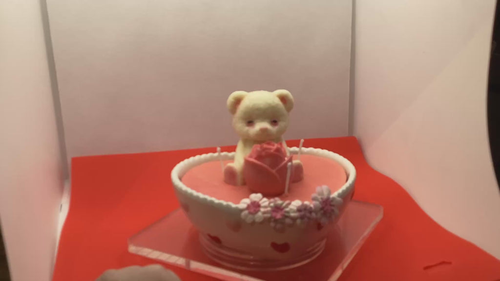 Heart Shaped Bowl Candle